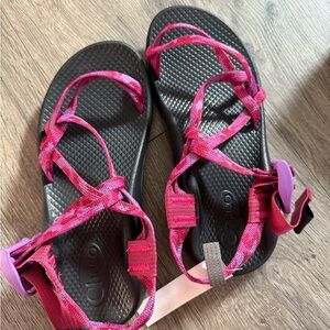Chaco Women's Sandals in Pink and Black